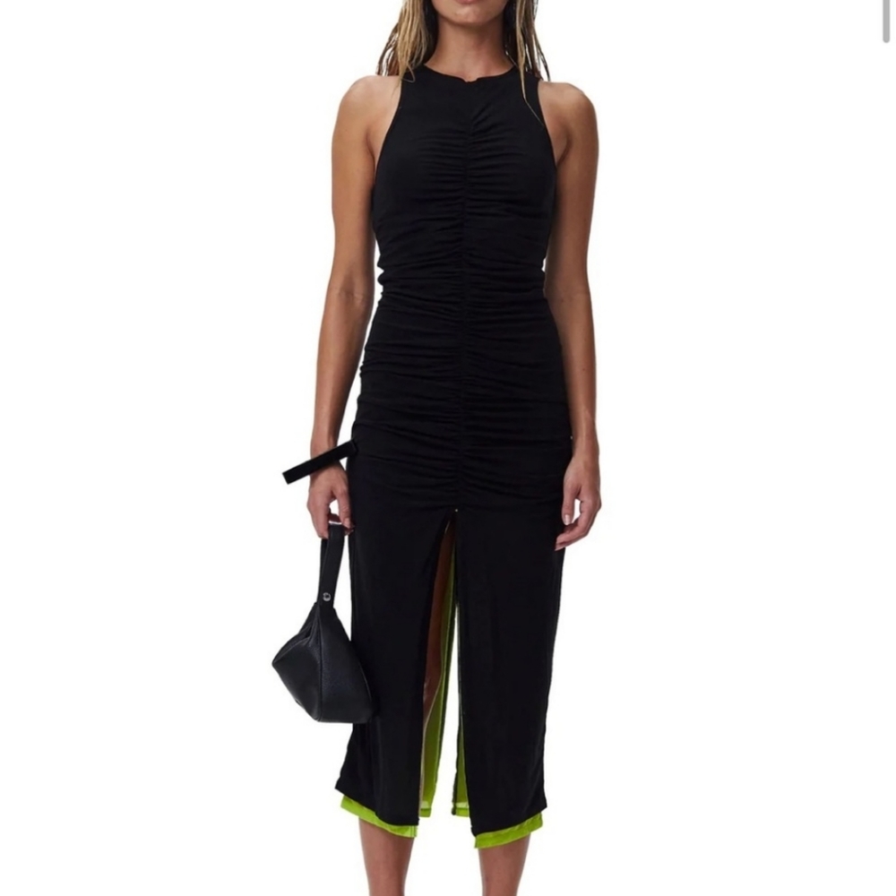 15. NWT SIMON MILLER MESH ZEET DRESS SIZE XS